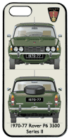Rover P6 3500 (Series II) 1970-77 Phone Cover Vertical